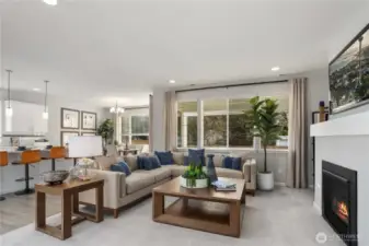 **REPRESENTATION ONLY** This is the same floorplan in another community. Some features and colors will be different.