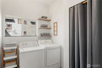 Separate laundry room