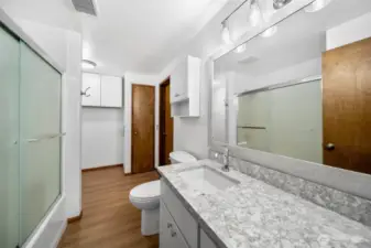 Main bath with entry into  master