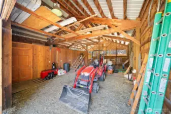 Barn inside