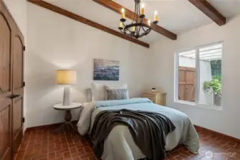 bedroom two with double closets.