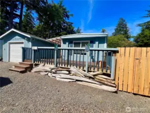 Fully fenced yard!  Ready for your pets.