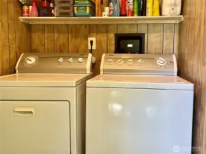 laundry room is conveniently located n