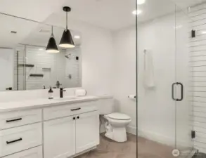 Ensuite with walk in shower
