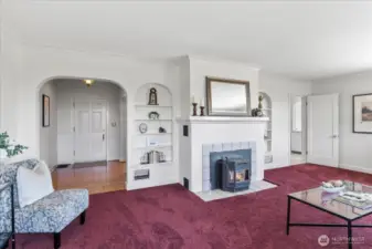 Built-ins all throughout home
