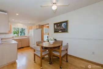 delightful eating area and Kitchen space