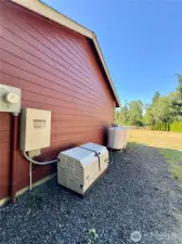 Generator & propane tanks
