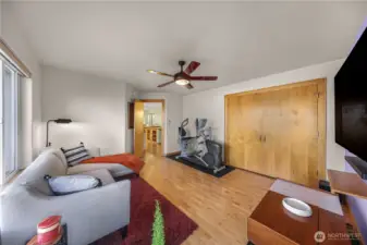 Bedroom 1 also has large walk in closet