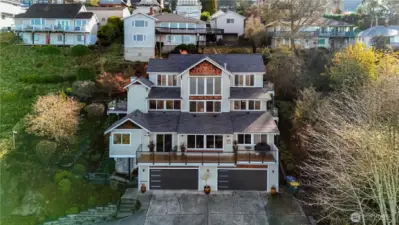 View of condo, there are only 2 units in this building. Unit 106 is the top 2 floors.