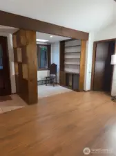 Reading nook/library off main living room