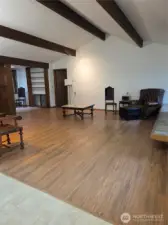 Dining room looking into main living room.