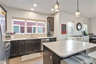 Island Includes Seating For Two