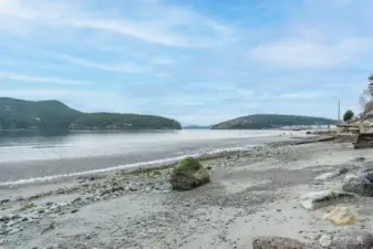 View of the beach towards Skyline/Washington Park.