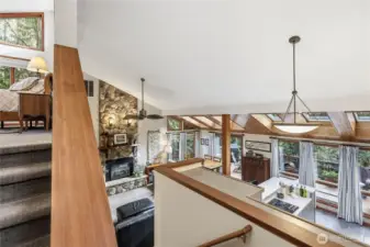 Head upstairs to the primary bedroom and bathroom. Note the abundance of architectural details and natural light everywhere you look!