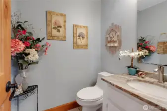 Powder bath on main level