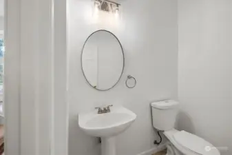 Downstairs half bathroom