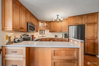 Remodeled kitchen