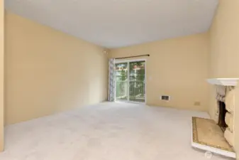 Living area unstaged.