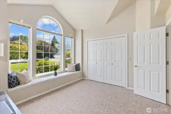 Main floor guest bedroom.