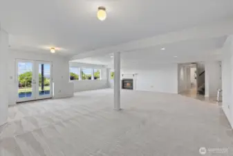 French doors out to the covered patio.