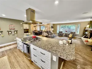 Custom cabinets offer a spot for everything.