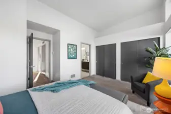 A spacious layout allows room to relax, work, or unwind at the end of the day.