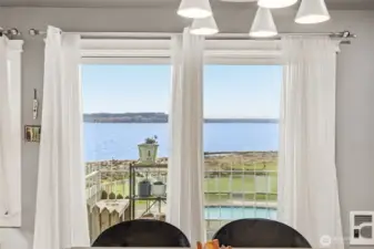 view from dining room