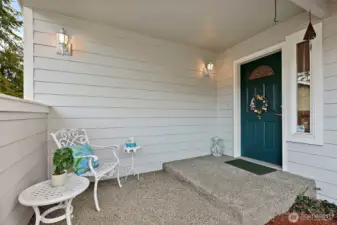 Covered front porch
