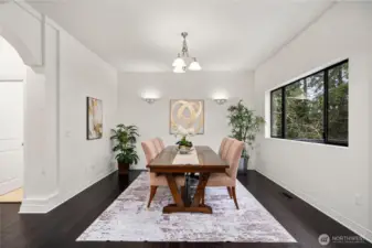 Spacious formal dining room, ideal for entertaining