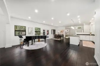 A welcoming family gathering area