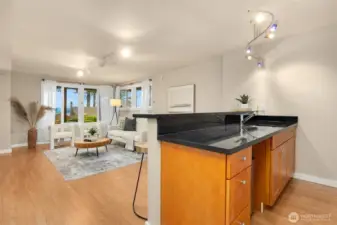 Lower level Rec-room with wet-bar makes entertaining easy!