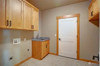 Utility Room w/ Freezer Space and Built-Ins~