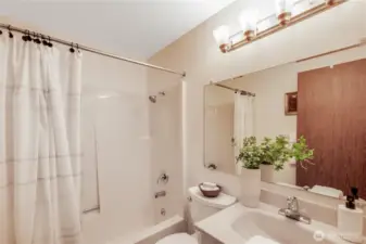 Complete with a full bath.