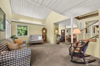 Spacious living room