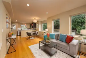 Looking back towards the kitchen.