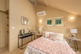 Primary bedroom has a mini-split for AC and heat.