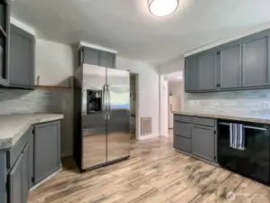 Kitchen to pantry/utility room