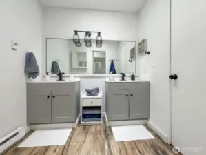 Updated Bath on the  main level