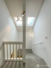 Stairs from Living Room to upper level