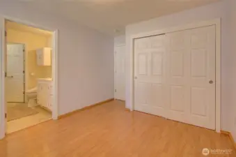 You can see how wide the doorways are.  Again, making sure the rooms are wheelchair accessible.