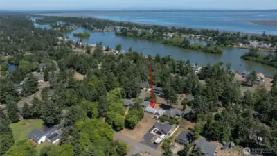Duck Lake and the gorgeous Bay are just East of the home.
