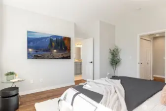 Luxurious ensuite bath and walk-in