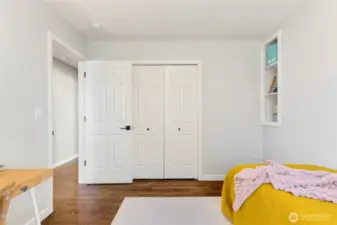 and plenty of closet space