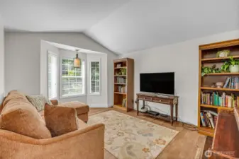 French doors lead to the den or could be used as the formal living room.