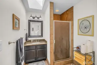 Main floor 3/4 bathroom.
