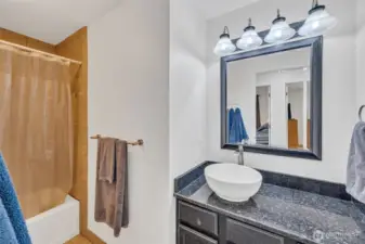Full bathroom upstairs
