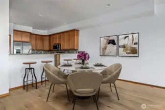 Dining Area - Virtually Staged.