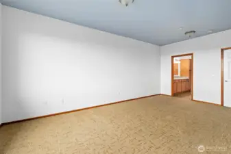 Looking towards primary bath.