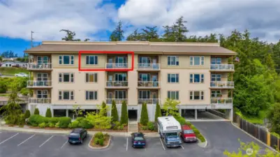 B303 on upper level.