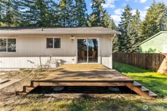 Slider from Dining Room to Backyard Patio